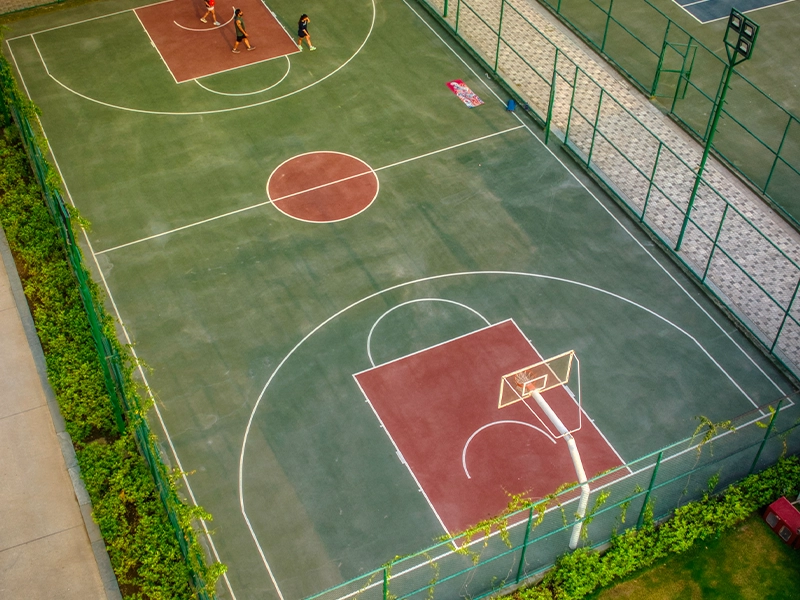 Check out Basketball Court at Central Park The Orchard 
