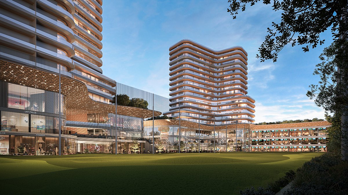 Enjoy the view of the private terrace at Luxury Independent Floors in Gurgaon - The Orchard by Central Park

