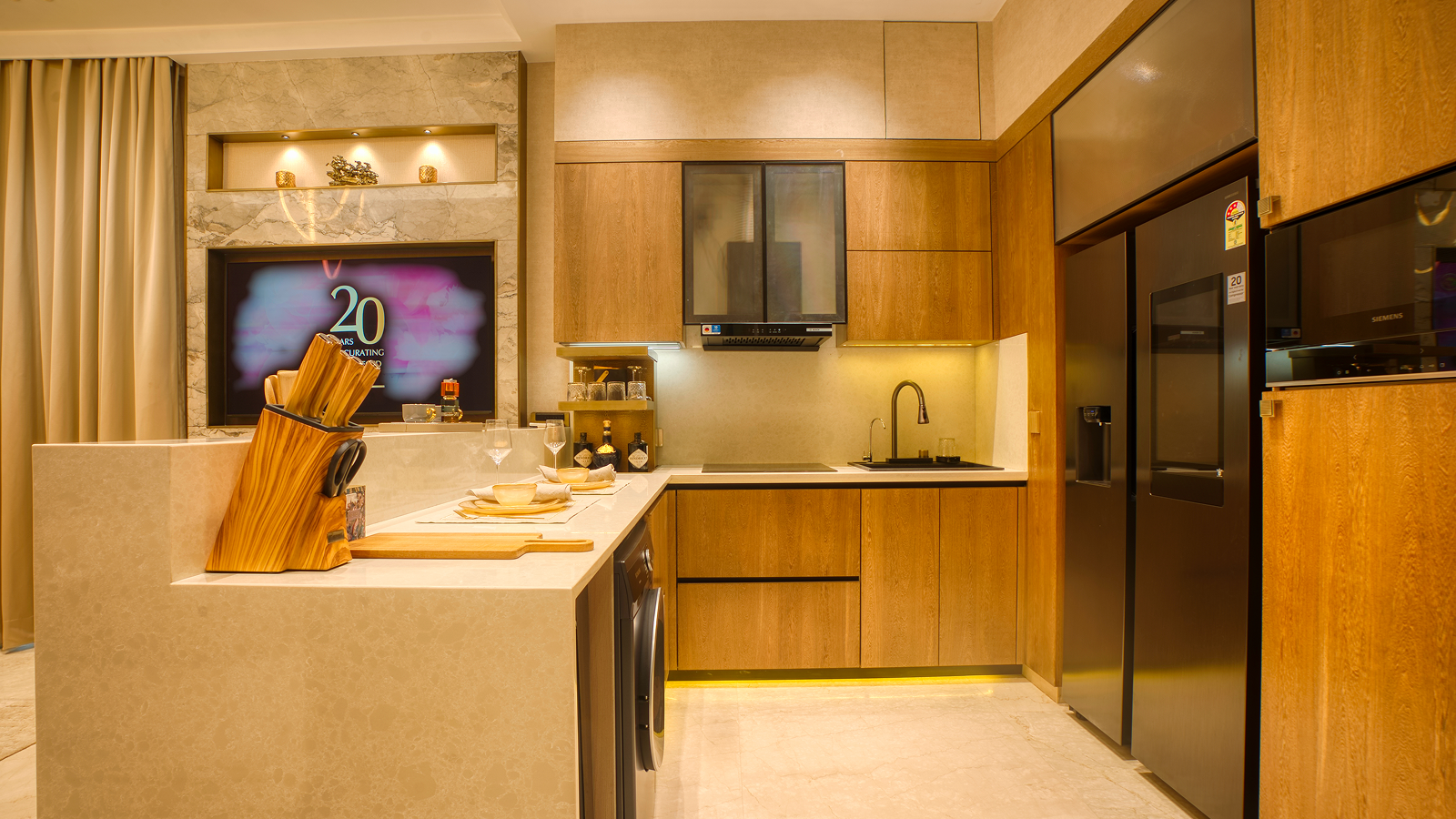 Modular Kitchen at Central Park Bellavista - Gurugram Harmonious-comfort